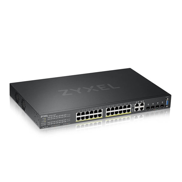 Zyxel GS2220-28HP-EU0101F network switch Managed L2 Gigabit Ethernet (10/100/1000) Power over Ethernet (PoE) Black 760559126766