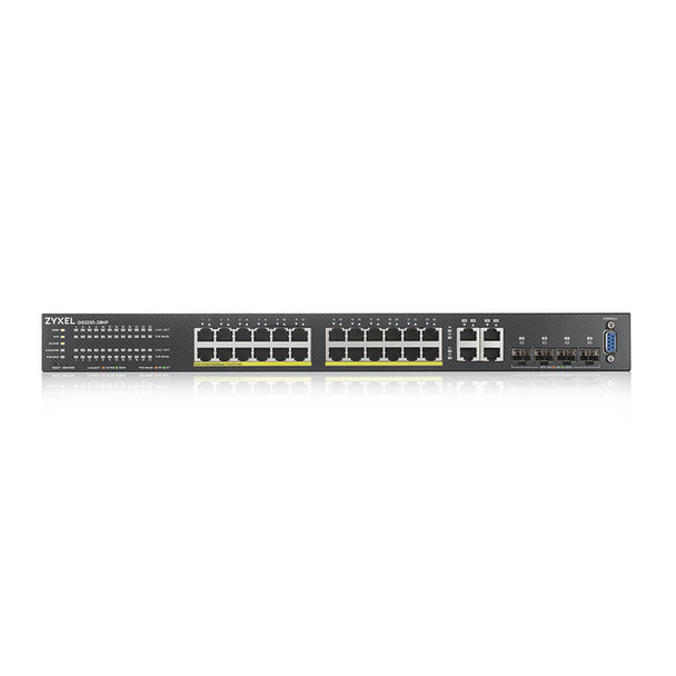 Zyxel GS2220-28HP-EU0101F network switch Managed L2 Gigabit Ethernet (10/100/1000) Power over Ethernet (PoE) Black 760559126766