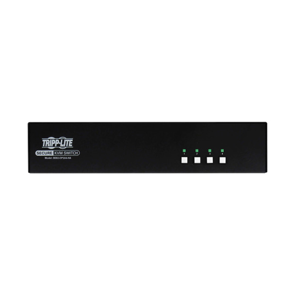 Tripp Lite B002-DP2A4-N4 Secure KVM Switch, 4-Port, Dual Head, DisplayPort to DisplayPort, 4K, NIAP PP4.0, Audio, TAA 037332274281