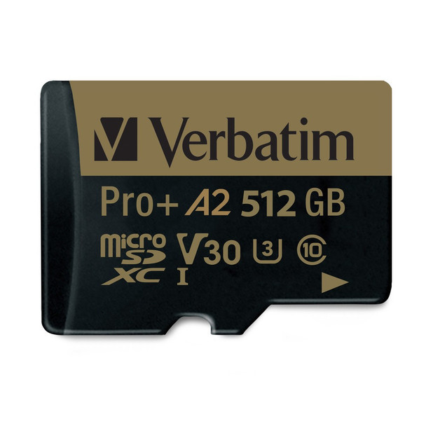 Verbatim Pro Plus 666X 512 GB MicroSDXC Class 10 023942703938