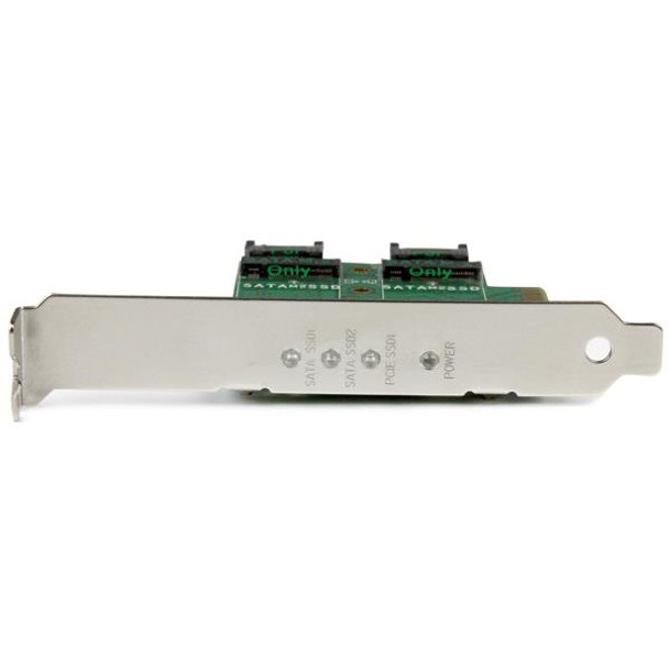 StarTech.com 3-Port M.2 SSD (NGFF) Adapter Card - 1 x PCIe (NVMe) M.2, 2 x SATA III M.2 - PCIe 3.0 46852