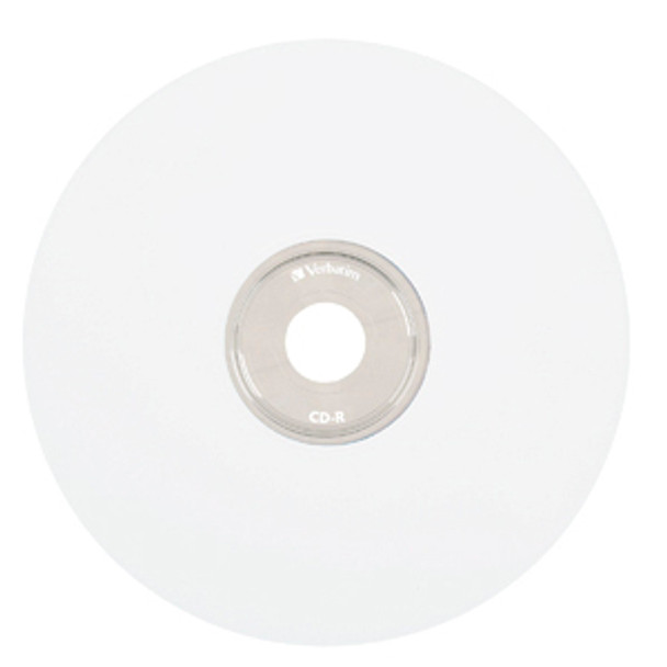 Verbatim CD-R 80MIN 700MB 52X White Thermal Prinable 100pk Spindle 100 pc(s) 023942952534