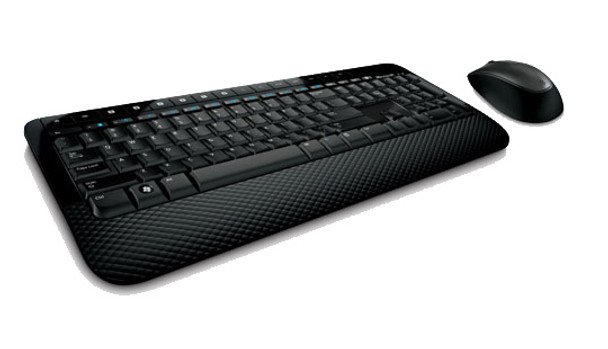 Microsoft Wireless Desktop 2000 keyboard USB QWERTY Black 46880