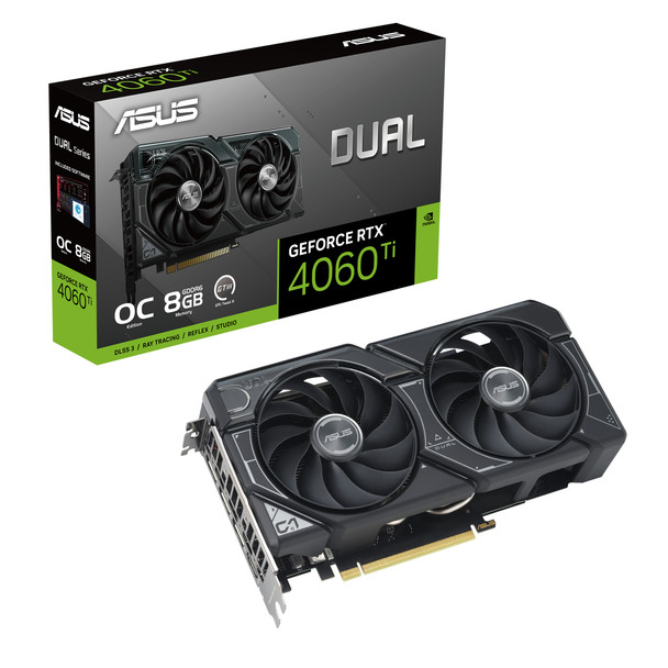 ASUS Dual -RTX4060TI-O8G NVIDIA GeForce RTX 4060 Ti 8 GB GDDR6 197105207264 DUAL-RTX4060TI-O8G