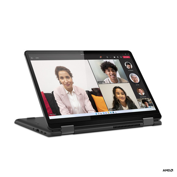 Lenovo 13w Yoga Hybrid (2-in-1) 33.8 cm (13.3") Touchscreen WUXGA AMD Ryzen™ 5 7530U 8 GB DDR4-SDRAM 256 GB SSD Wi-Fi 6 (802.11ax) Windows 11 Pro Black 197529236413 82YR0009US