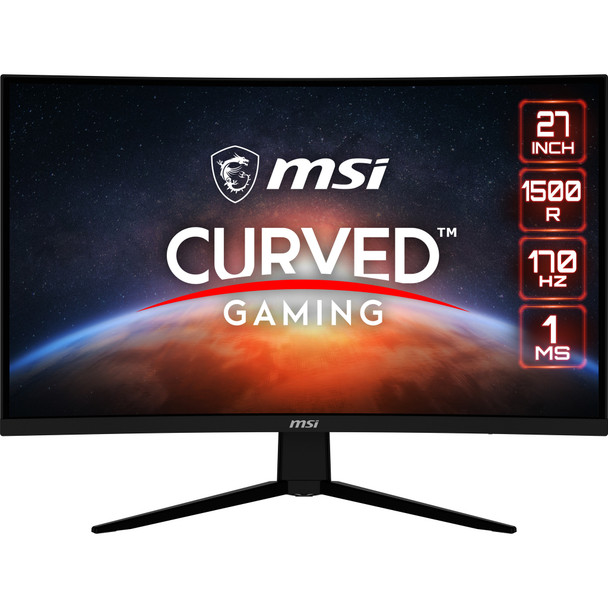 MSI G273CQ computer monitor 68.6 cm (27") 2560 x 1440 pixels Full HD Black 824142292624 G273CQ
