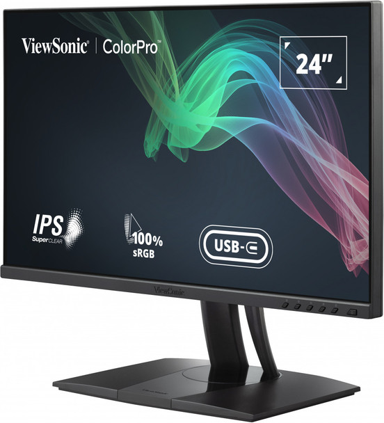 Viewsonic VP Series VP2456 computer monitor 61 cm (24") 1920 x 1080 pixels Full HD LED Black 766907018981 VP2456
