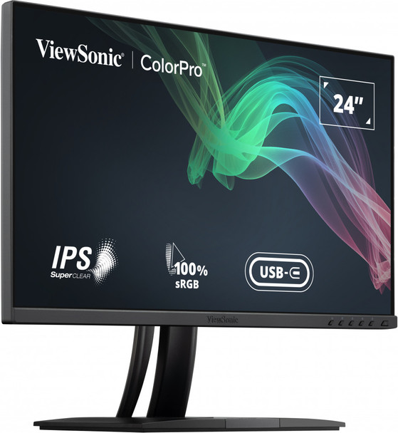 Viewsonic VP Series VP2456 computer monitor 61 cm (24") 1920 x 1080 pixels Full HD LED Black 766907018981 VP2456