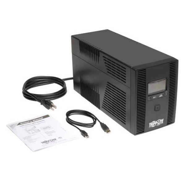 Tripp Lite SmartPro LCD 120V 1300VA 720W Line-Interactive UPS, Tower, LCD Display, USB 47085