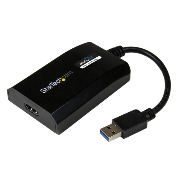 StarTech.com USB 3.0 to HDMI Adapter - DisplayLink Certified - 1080p (1920x1200) - USB Type-A to HDMI Display Adapter Converter for Monitor - External Video & Graphics Card - Windows/Mac 47198