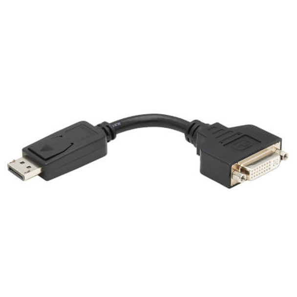 Tripp Lite DisplayPort to DVI-I Adapter Cable (M/F), 6 in. (15.2 cm) 47222