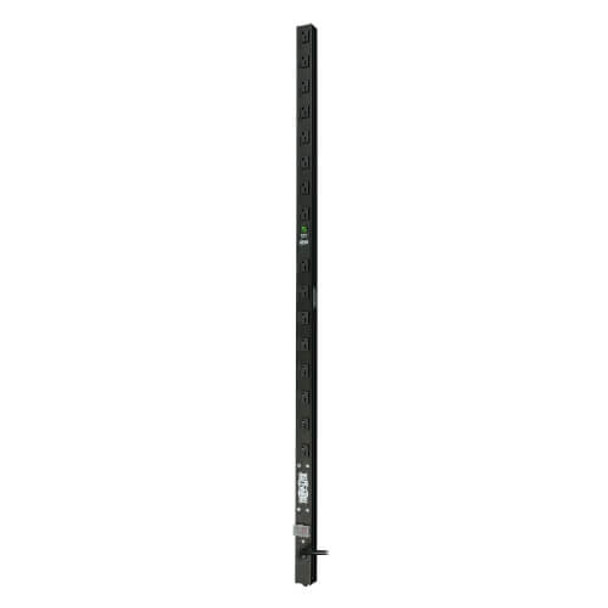 Tripp Lite 1.4kW Single-Phase Metered PDU, 120V Outlets (16 5-15R), 5-15P, 15ft Cord, 0U Vertical, 51.5 in. 47363