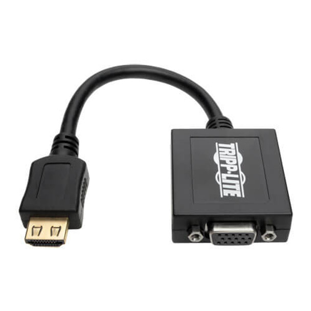 Tripp Lite HDMI to VGA with Audio Converter Adapter for Ultrabook / Laptop / Desktop PC - (M/F), 15.24 cm 47373