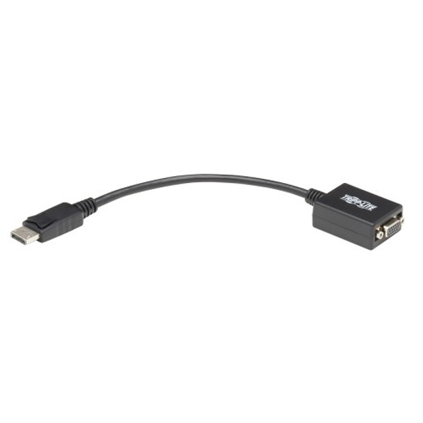 Tripp Lite DisplayPort to VGA Active Adapter Video Converter (M/F), 6-in. (15.24 cm) 47375