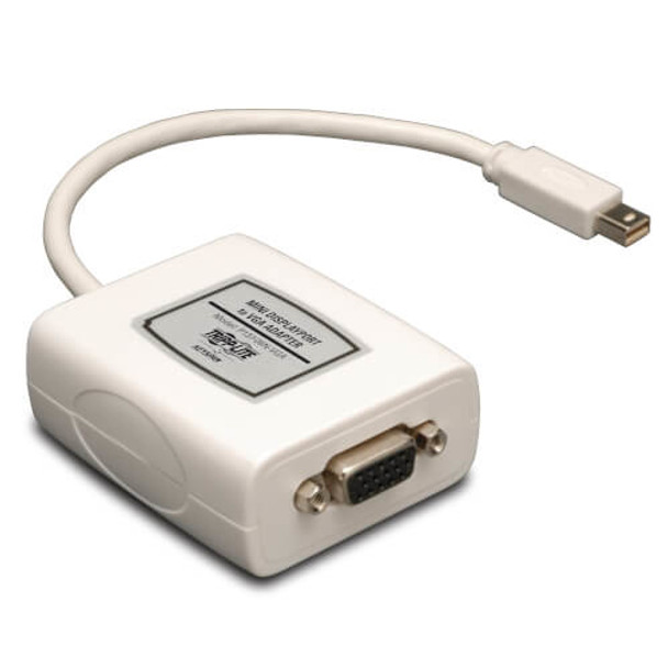 Tripp Lite Keyspan Mini DisplayPort to Active VGA Adapter, Video Converter for Mac/PC, 1920x1200/1080p (M/F), 15.24 cm (6-in.) 47380