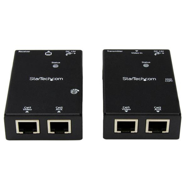 StarTech.com HDMI Over CAT5e/CAT6 Extender with Power Over Cable - 165 ft (50m) 47461