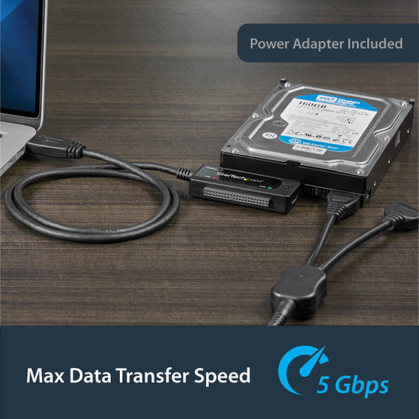 StarTech.com USB 3.0 to SATA or IDE Hard Drive Adapter / Converter 47493