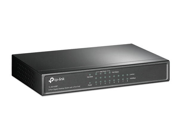 TP-LINK 8-Port Gigabit Desktop PoE Switch with 4-Port 47571