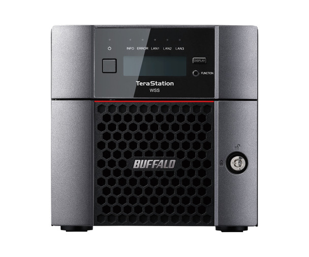 Buffalo Americas WS5220DN08S9 TeraStation 5220 Windows Server IoT 2019 Standard 8TB 2 Bay NAS (2x4TB) NAS HDD 747464134680