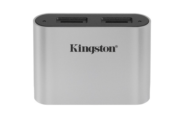 Kingston Technology WFS-SDC KINGSTON USB3.2 GEN1 WORKFLOW DUAL-SLOT MICROSDHC/SDXC UHS-II CARD READER 740617307757