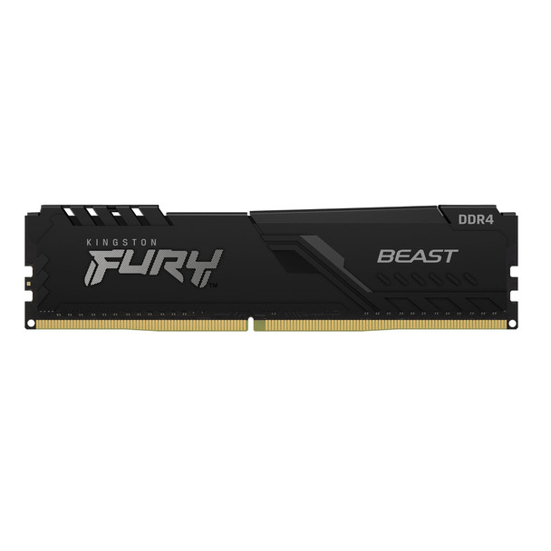 Kingston Technology KF432C16BBK4/128 KINGSTON 128GB 3200MHZ DDR4 CL16 DIMM (KIT OF 4) FURY BEAST BLACK 740617319811