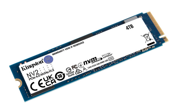 Kingston Technology SNV2S/4000G KINGSTON 4000G NV2 M.2 2280 PCIE 4.0 NVME SSD 740617329940