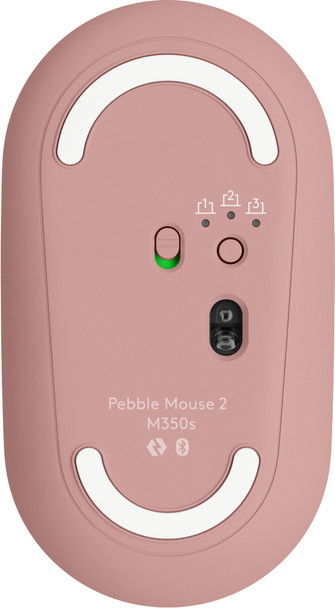 Logitech 910-007023 LOGITECH PEBBLE MOUSE 2 M350S (TONAL ROSE) 097855185556