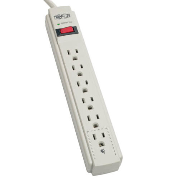 Tripp Lite Protect It! 6-Outlet Surge Protector, 4-ft. Cord, 790 Joules 47730