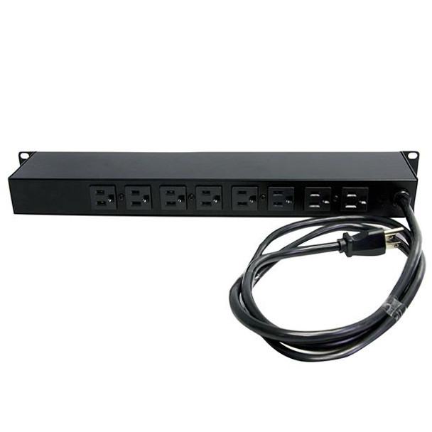 StarTech.com Rackmount PDU with 8 Outlets and Surge Protection - 1U 47803