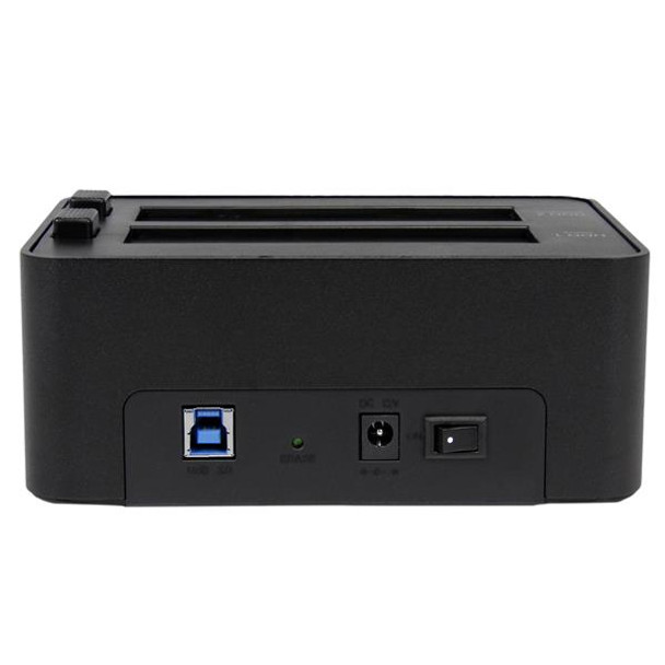 StarTech.com USB 3.0 SATA Hard Drive Duplicator & Eraser Dock - Standalone 2.5/3.5in HDD & SSD Eraser and Cloner 47804