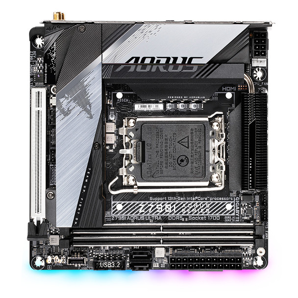 Gigabyte MB Z790I AORUS ULTRA X790 LGA1700 Max96GB DDR5 PCIE Mini-ITX Retail