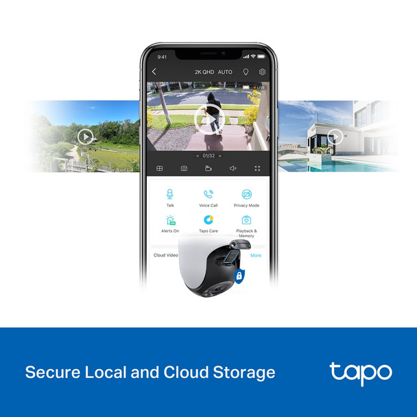 TP-Link Camera Tapo C520WS Outdoor Pan/Tilt Security Wi-Fi Camera 2K 2.4GHz IP66 Retail