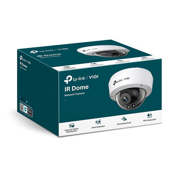 TP-Link CM VIGI C240I(2.8mm) 4MP Dome Network Camera IK10 IP67 Retail