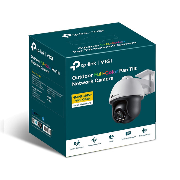 TP-Link CM VIGI C540(4mm) 4MP Outdoor Bullet Network Camera PoE 12V DC IP67
