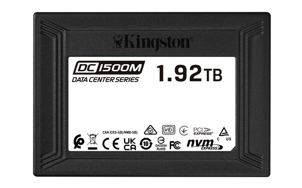 Kingston SSD SEDC1500M 1920G 1920G DC1500M U.2 Enterprise NVMe SSD Retail