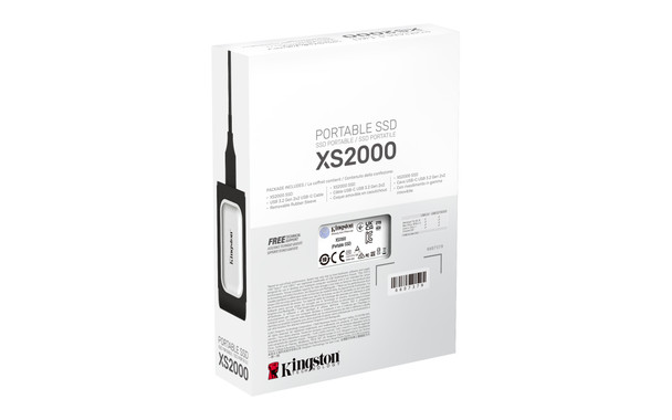 Kingston SSD SXS2000 2000G 2000GB XS2000 PORTABLE SSD USB3.2 Gen 2x2 Retail