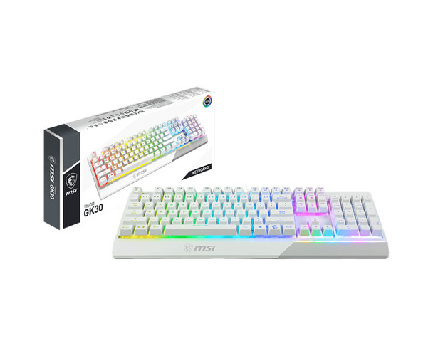 MSI KB VIGOR GK30 WHITE Retail