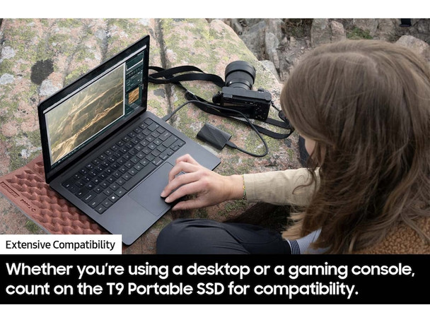 Samsung MU-PG2T0B/AM SAMSUNG USB 3.2 GEN. 2 T9 2TB PORTABLE SSD - BLACK 887276664538