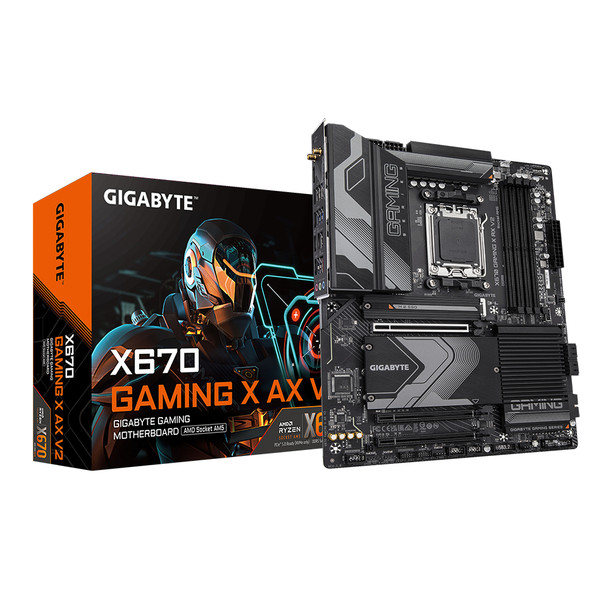 Gigabyte MB X670 GAMING X AX V2 Socket AM5 X670 Max192G DDR5 ATX Retail