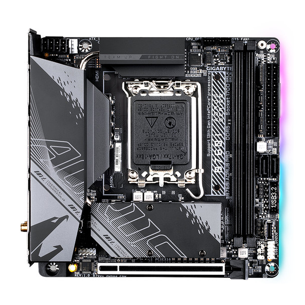 Gigabyte MB B760I AORUS PRO B760 LGA1700 Max96GB DDR5 PCIE mini-ITX Retail