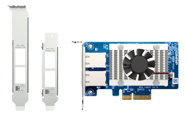 QNAP AC QXG-10G2T BASET 10GbE Network Expansion Card PCIe Gen3x4 low-profile