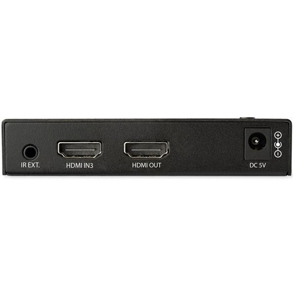StarTech AC VS421HDDP 4PT HDMI Video Switch 3xHDMI and 1xDisplayPort 4K 60Hz