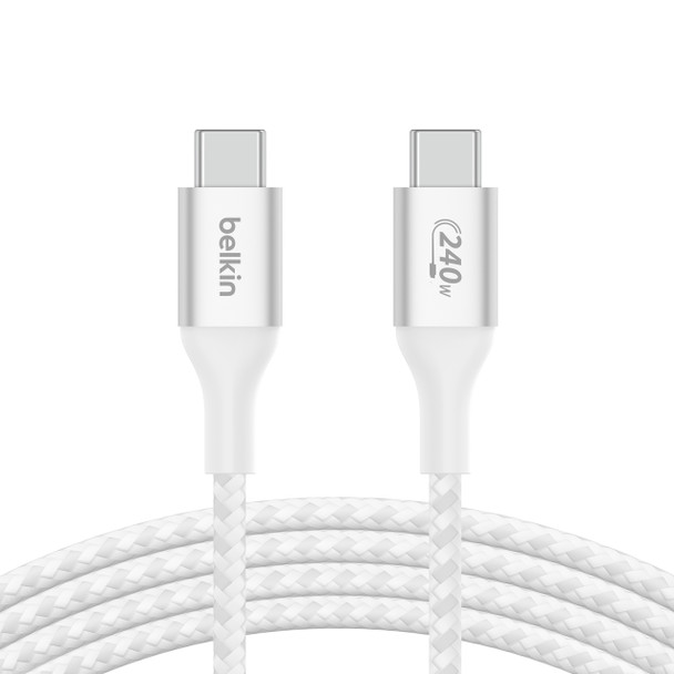 Belkin CAB015bt2MWH USB cable 2 m USB 2.0 USB C White 745883859078