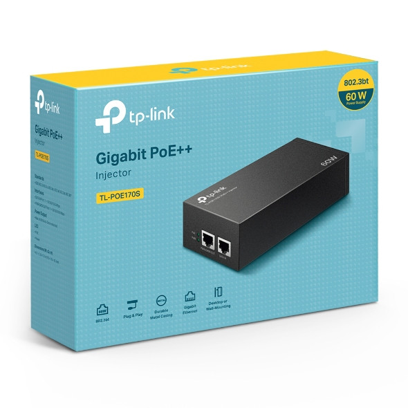 TP-Link TL-POE170S PoE adapter Gigabit Ethernet 840030703898