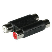 C2G Stereo Audio Coupler F / F 2x RCA F Black 757120406464