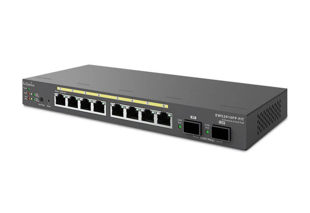 EnGenius SWT EWS2910FP-FIT 8PT Fit L2 Plus Managed Gigabit PoE+ Switch Retail