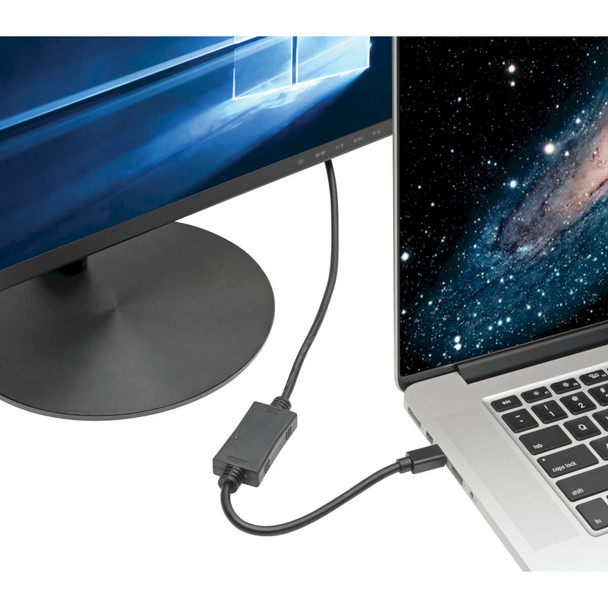 Tripp-Lite CB P586-003-DVI 3ft Mini DisplayPort 1.2 to DVI Adapter Cable (M M)