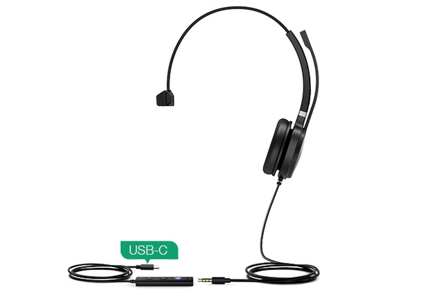 Yealink HE 1308060 UH36 Mono Teams USB-C Wired Noise-canceling microphone RTL