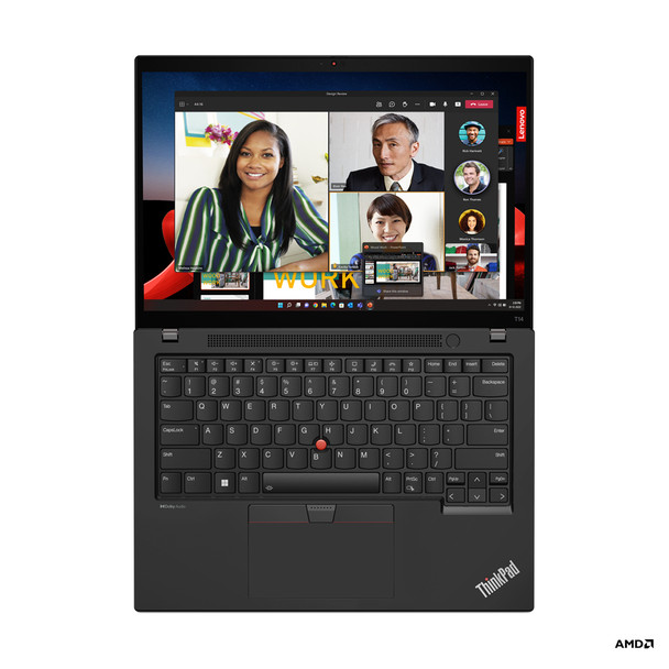 Lenovo ThinkPad T14 Laptop 35.6 cm (14") Touchscreen WUXGA AMD Ryzen™ 5 PRO 7540U 16 GB LPDDR5x-SDRAM 512 GB SSD Wi-Fi 6E (802.11ax) Windows 11 Pro Black