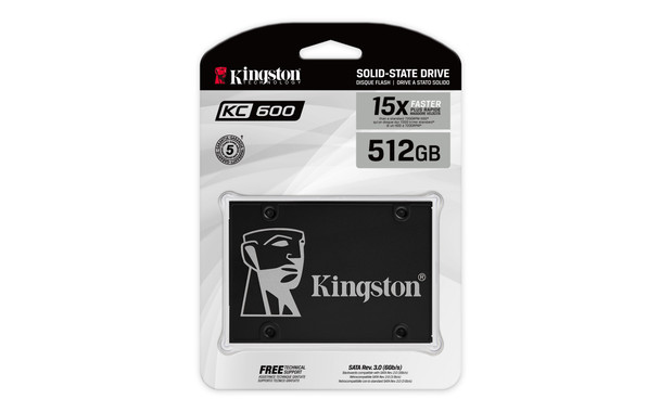 Kingston Digital 512GB KC600 2.5" SATA SSD SKC600/512G